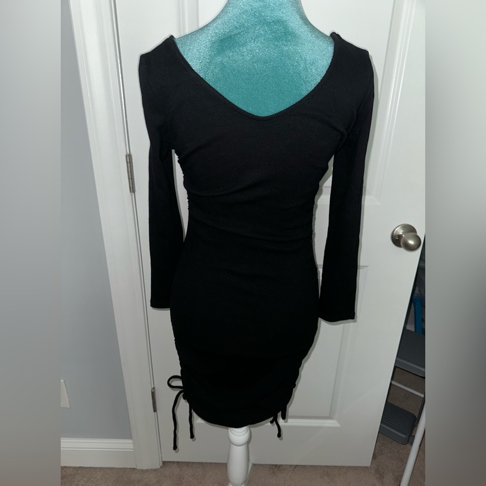 Long sleeve Ribbed Dress - Picture 5 of 5